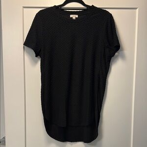 Wilfred / Aritzia M Black Textured Women's Top